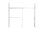 画像2: 【送料無料♪】ツッパリ クローゼット ハンガーラック ホワイトハンガー  【ロータイプ/標準】 (奥行30cmで大量収納が魅力) (2)
