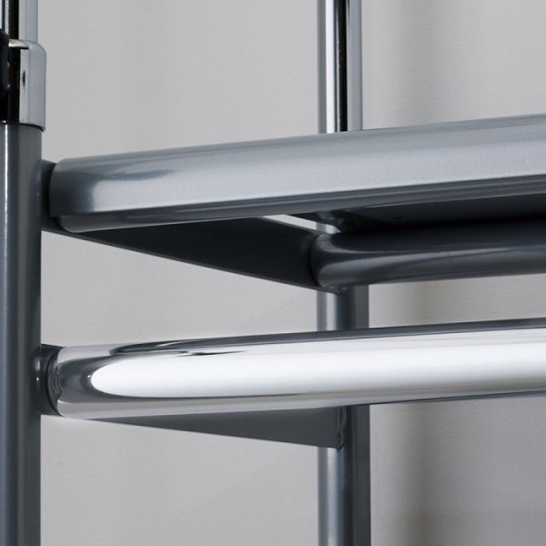 画像18:  突っ張り ツッパリ クローゼット ハンガーラック 奥行３０cm  ハイタイプ/ワイド カラー3色 【奥行30cm】【幅111〜200cm】【高さ218〜280cm】/ 収納 ラック 棚 クローゼット収納ラック 収納棚 ハンガーラック 収納ケース ワードローブ  吊り下げ収納 大容量 木製 オープンラック スリムラック 北欧 押入れ 引き出し 押入れ