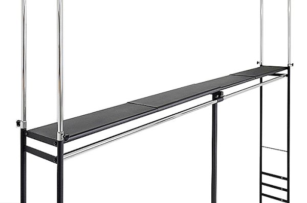 画像7: 突っ張り ツッパリ クローゼット ハンガーラック (奥行30cm)  ロータイプ スーパーワイド カラー3色 【奥行30cm】【幅140〜250cm】【高さ185〜245cm】/ 収納 ラック 棚 クローゼット収納ラック 収納棚 ハンガーラック 収納ケース ワードローブ  吊り下げ収納 大容量 木製 オープンラック スリムラック 北欧 押入れ 引き出し 押入れ