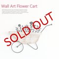 ウォールアートパネル 壁掛け 壁飾り フラワーカート ガーデニング インテリア 壁 アートパネル 北欧 雑貨 リビング おしゃれ モダン 装飾  ウォールデコレーション シンプル ウォールアート 壁デコ  アートボード インテリア雑貨 壁面装飾 ウォールアクセント ブラック
