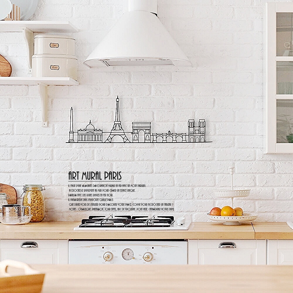 ウォールアート 壁掛け 壁飾り パリ PARIS インテリア 壁 アートパネル 北欧 雑貨 リビング おしゃれ モダン 装飾  ウォールデコレーション シンプル ウォールアート 壁デコ  アートボード インテリア雑貨 壁面装飾 ウォールアクセント ブラック カフェ エッフェル塔 凱旋門
