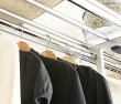 画像6: 突っ張り ツッパリ クローゼット ハンガーラック ワイド 【奥行53cm】【幅195〜273.5cm】【高さ207〜265cm】 / 収納 ラック 棚 クローゼット収納ラック 収納棚 ハンガーラック 収納ケース ワードローブ  吊り下げ収納 大容量 木製 オープンラック スリムラック 北欧 押入れ 引き出し 押入れ (6)