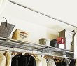 画像5: 突っ張り ツッパリ クローゼット ハンガーラック ワイド 【奥行53cm】【幅195〜273.5cm】【高さ207〜265cm】 / 収納 ラック 棚 クローゼット収納ラック 収納棚 ハンガーラック 収納ケース ワードローブ  吊り下げ収納 大容量 木製 オープンラック スリムラック 北欧 押入れ 引き出し 押入れ (5)